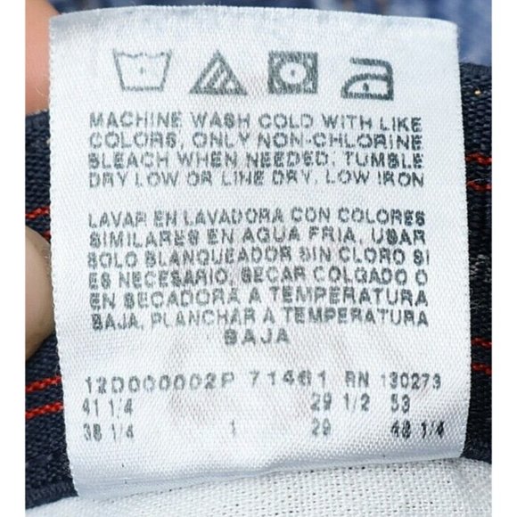 WRANGLER COMFORT 38x29 Denim Medium Wash Americana Preppy Classic Cabin Core - Picture 7 of 7